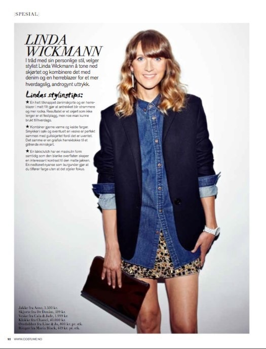 Ett skjørt, tre stiler / Costume September 2012